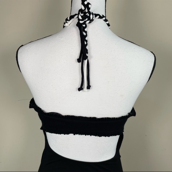 Guess Black Halter Neck Mini Dress | Size L - Picture 5 of 9